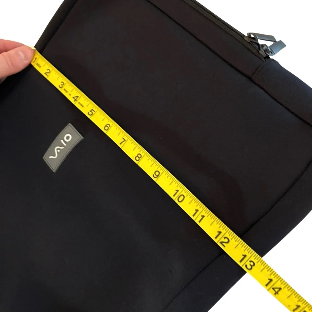 Sony Vaio Black Neoprene Tablet Laptop Case